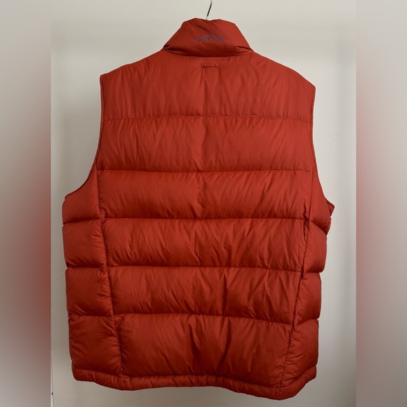 Eddie Bauer - Mens Orange Goose Down Vest - Size XXL - Picture 3 of 5